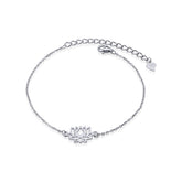 Bratara Argint 925 Floare nufar